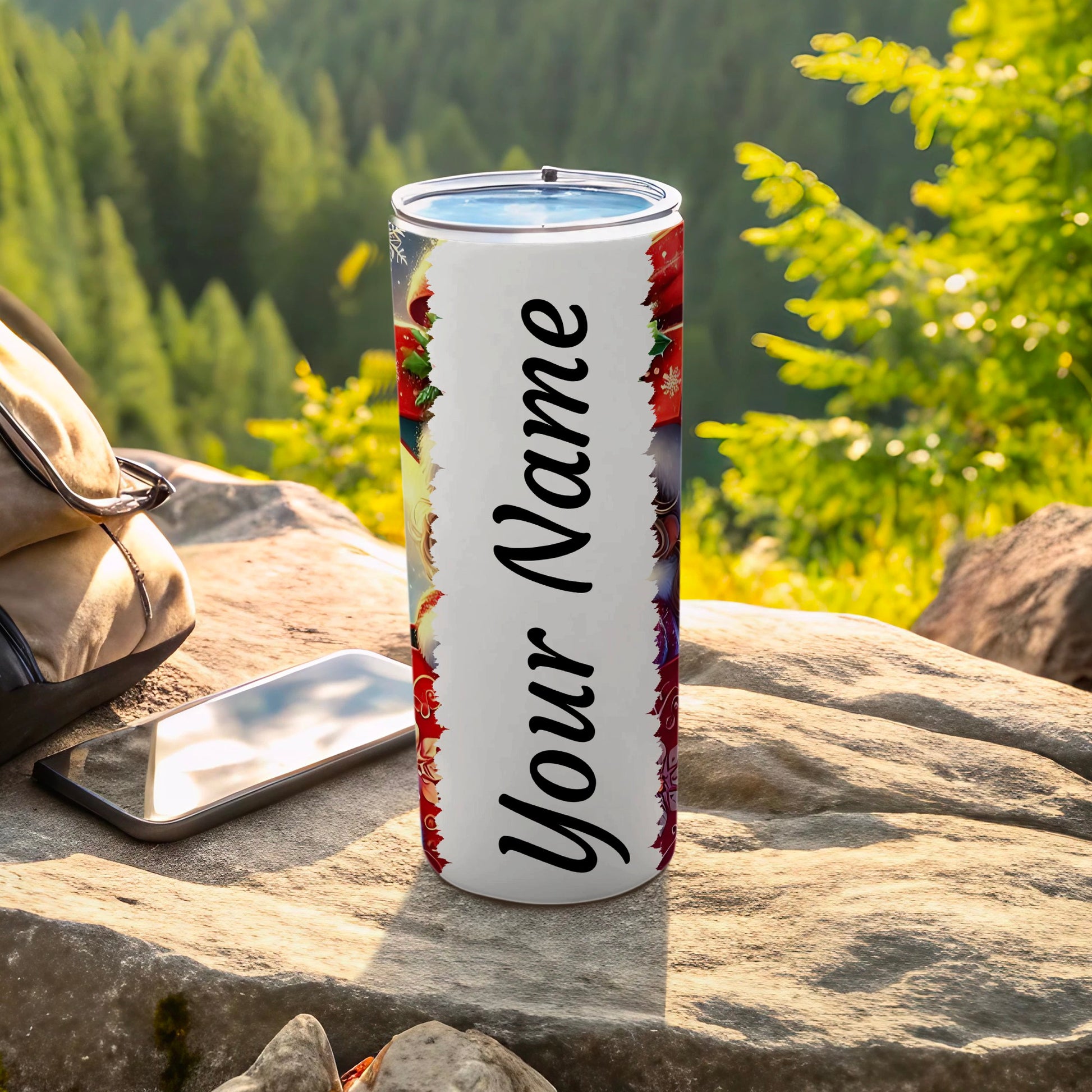 Personalized Your Name Stainless Tumbler Flask Product