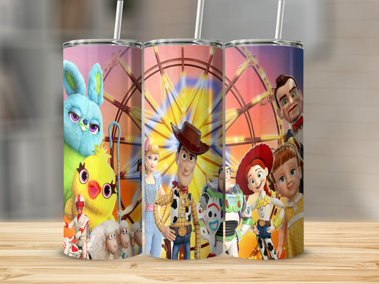 Animated Characters with Ferris Wheel Tumbler Cup