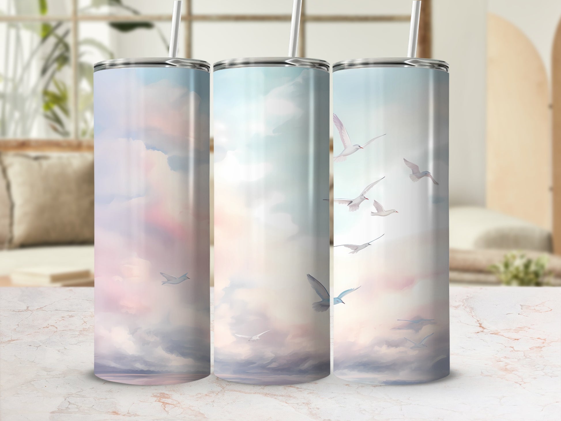 Dreamy Cloudscape Flying Gulls Sky Horizon product type

Tumbler
Drinkware
Cloudscape
Seagulls
Sky
Birds
Horizon
Pastel
Watercolor
Serene
Dreamy
Nature
Oceanview
Pinkclouds
Blueclouds
Flyingbirds
Aesthetic
Gift
Artwork
Sunsetscene