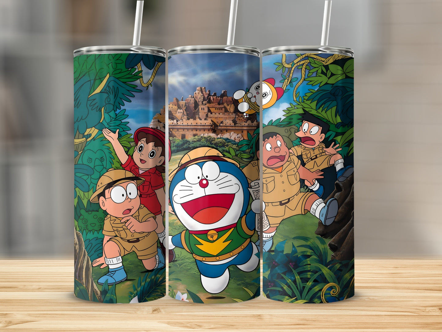 Adventure Themed Cartoon Characters Tumbler Product