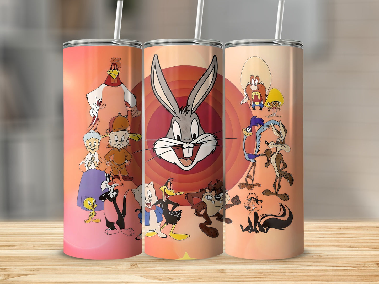 Colorful Cartoon Characters Drinkware Set for Fans