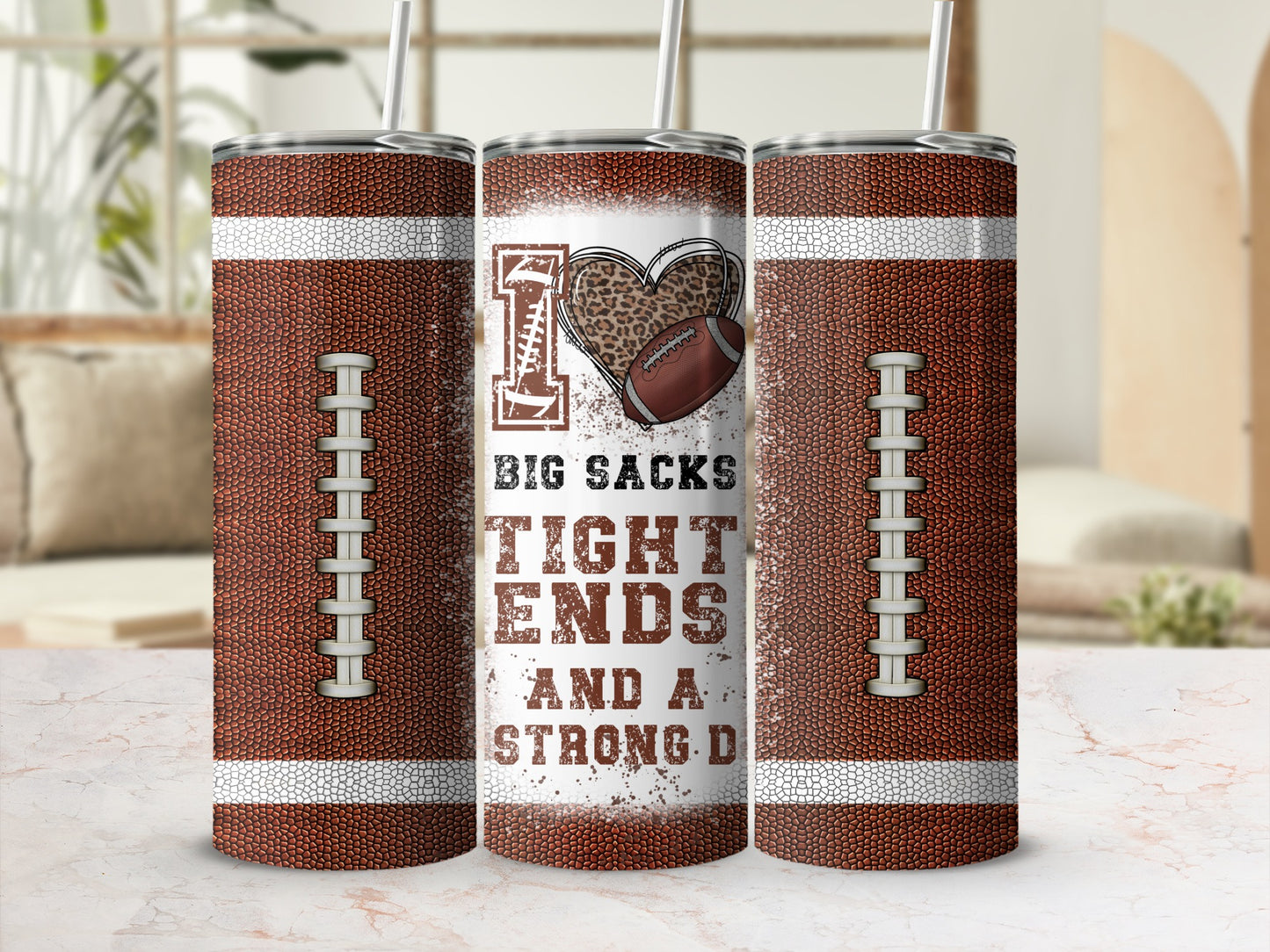 I Big Sacks Tight Ends And A Strong D Tumbler product type