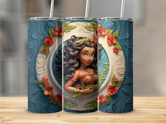 Beautiful Caribbean Princess Design Tumbler Product