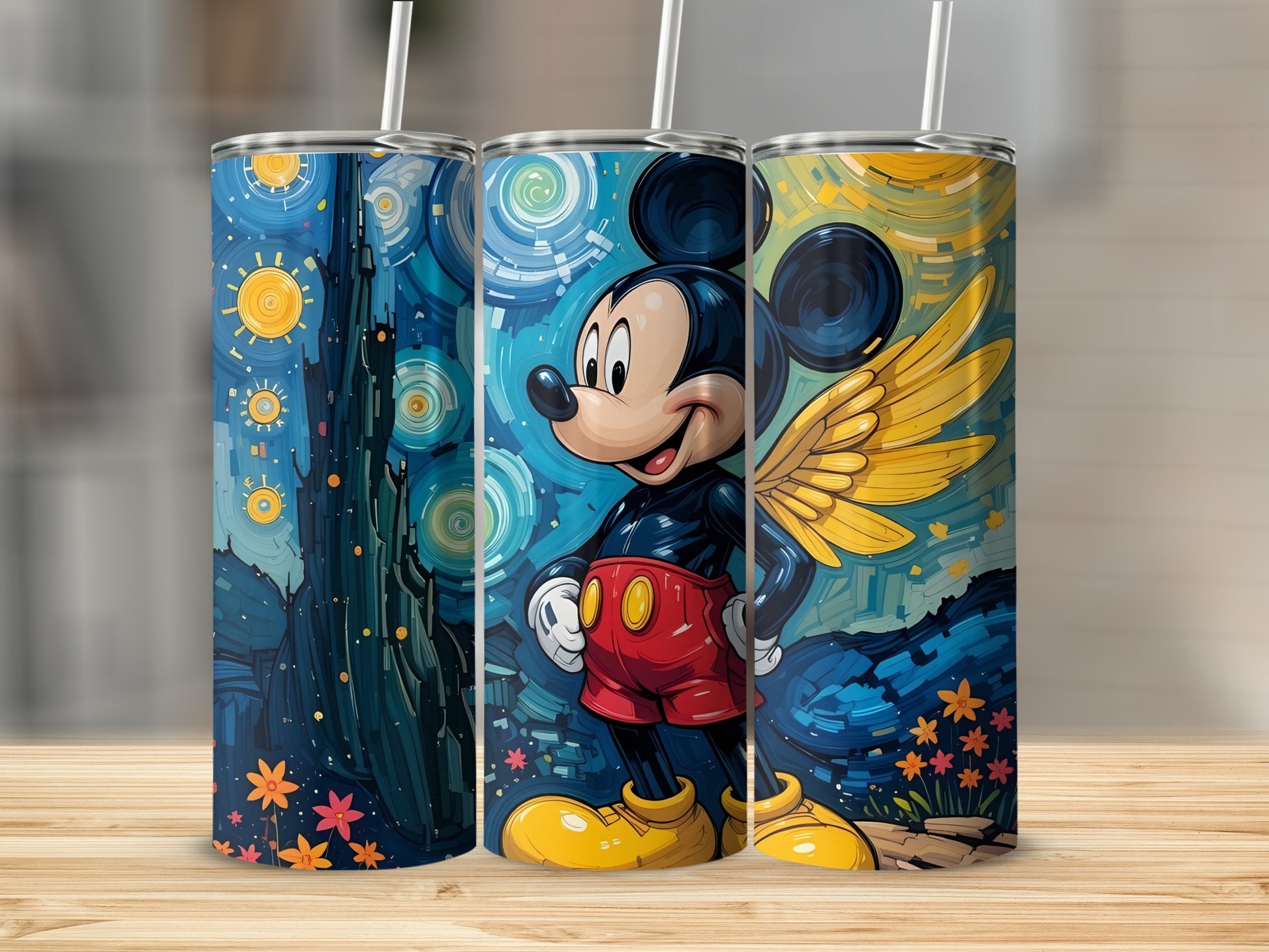 Starry Night Mickey Mouse Tumbler Cup Product