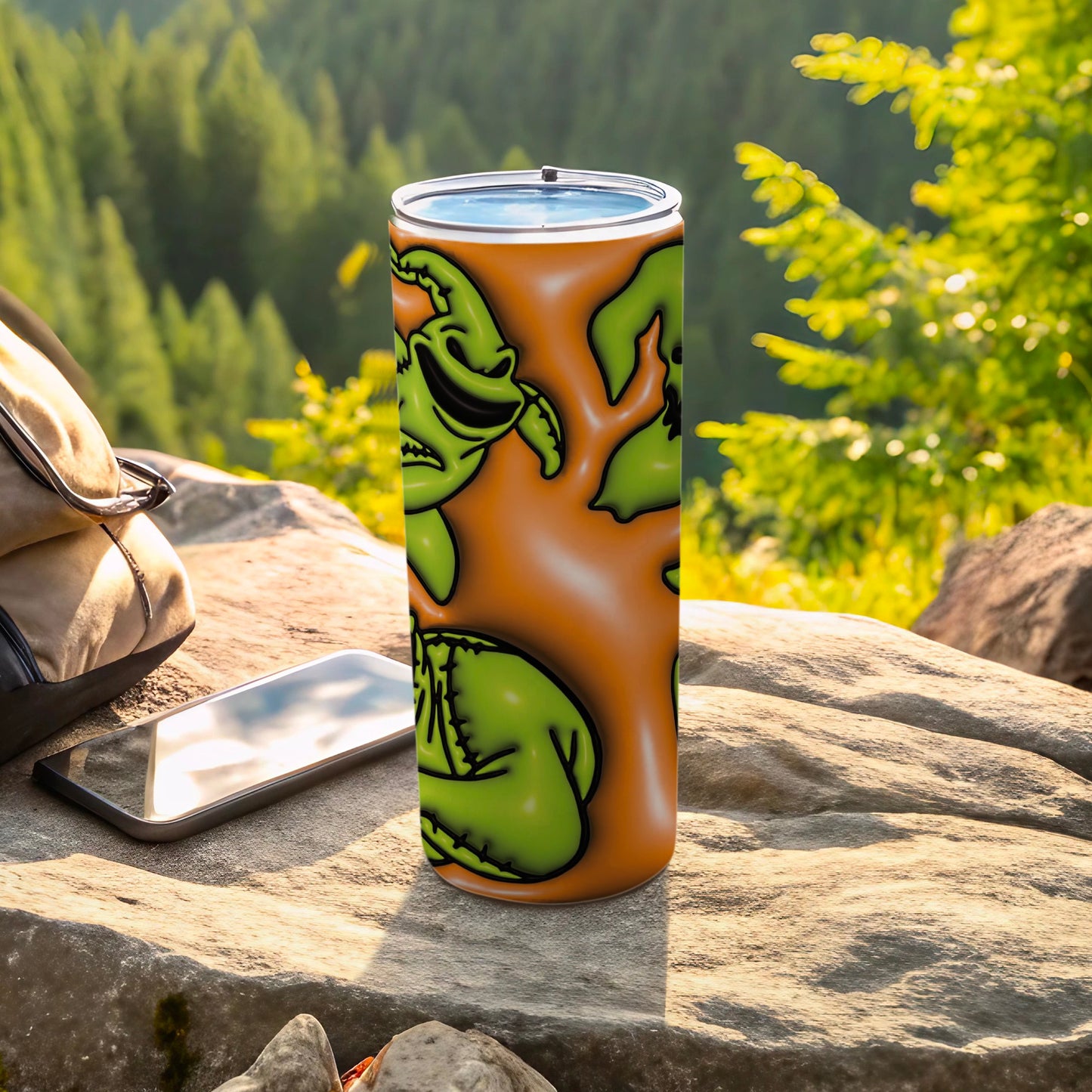 Alien Design Vacuum Insulated Travel Mug Tumbler Cup