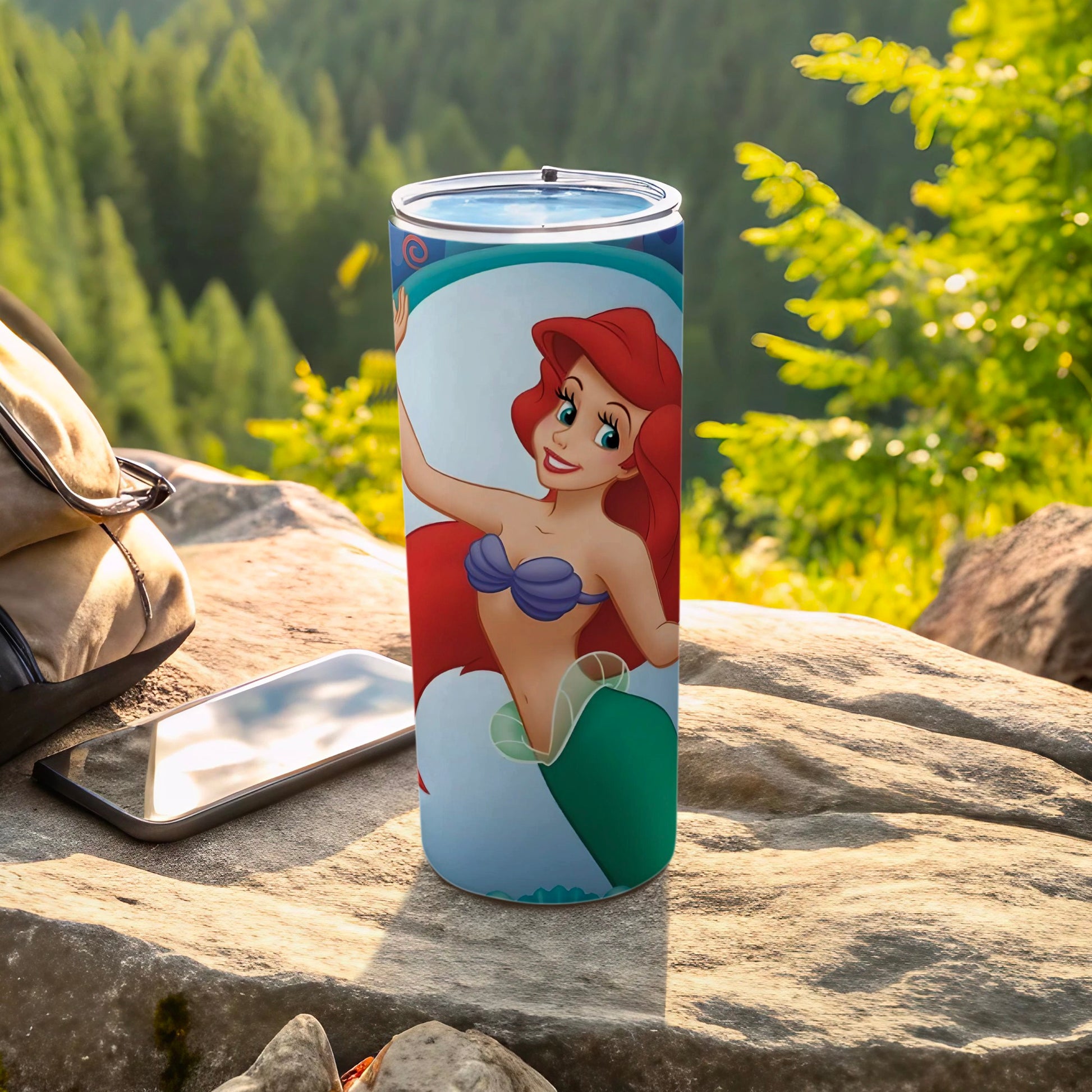 Ariel The Little Mermaid Travel Tumbler Mug