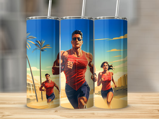 Dynamic Runners Outdoor Tropical Scene Active Lifestyle product type
running
jogging
runner
athlete
fitness
exercise
workout
active
lifestyle
outdoor
beach
tropical
palm trees
marathon
sport
summer
adventure
motivation
graphic art
healthy life