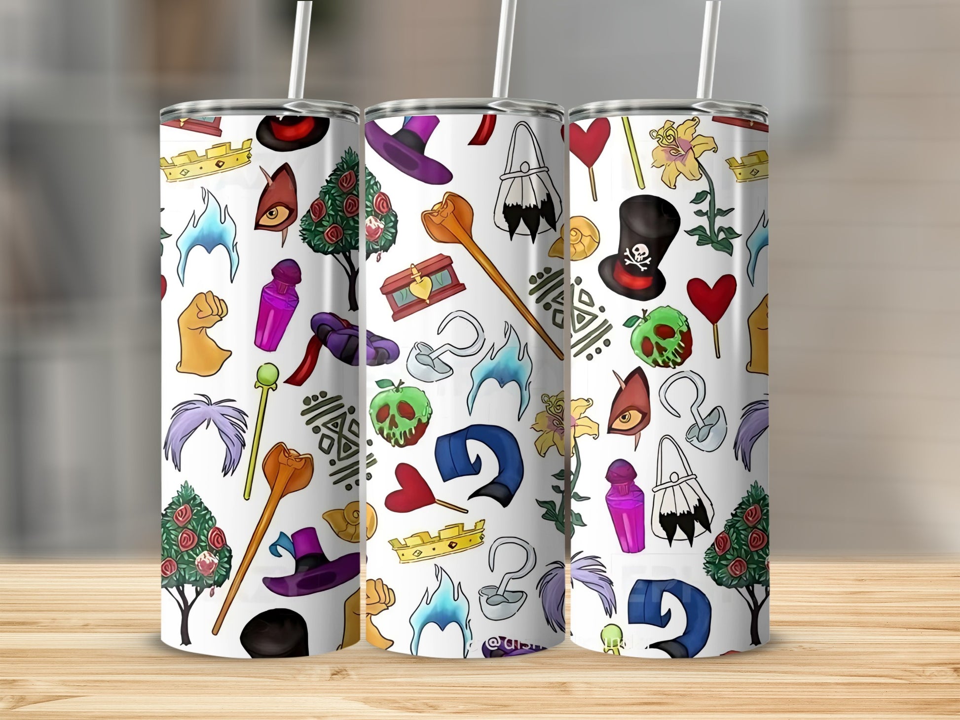 Magic and Fantasy Theme Pattern Tumbler