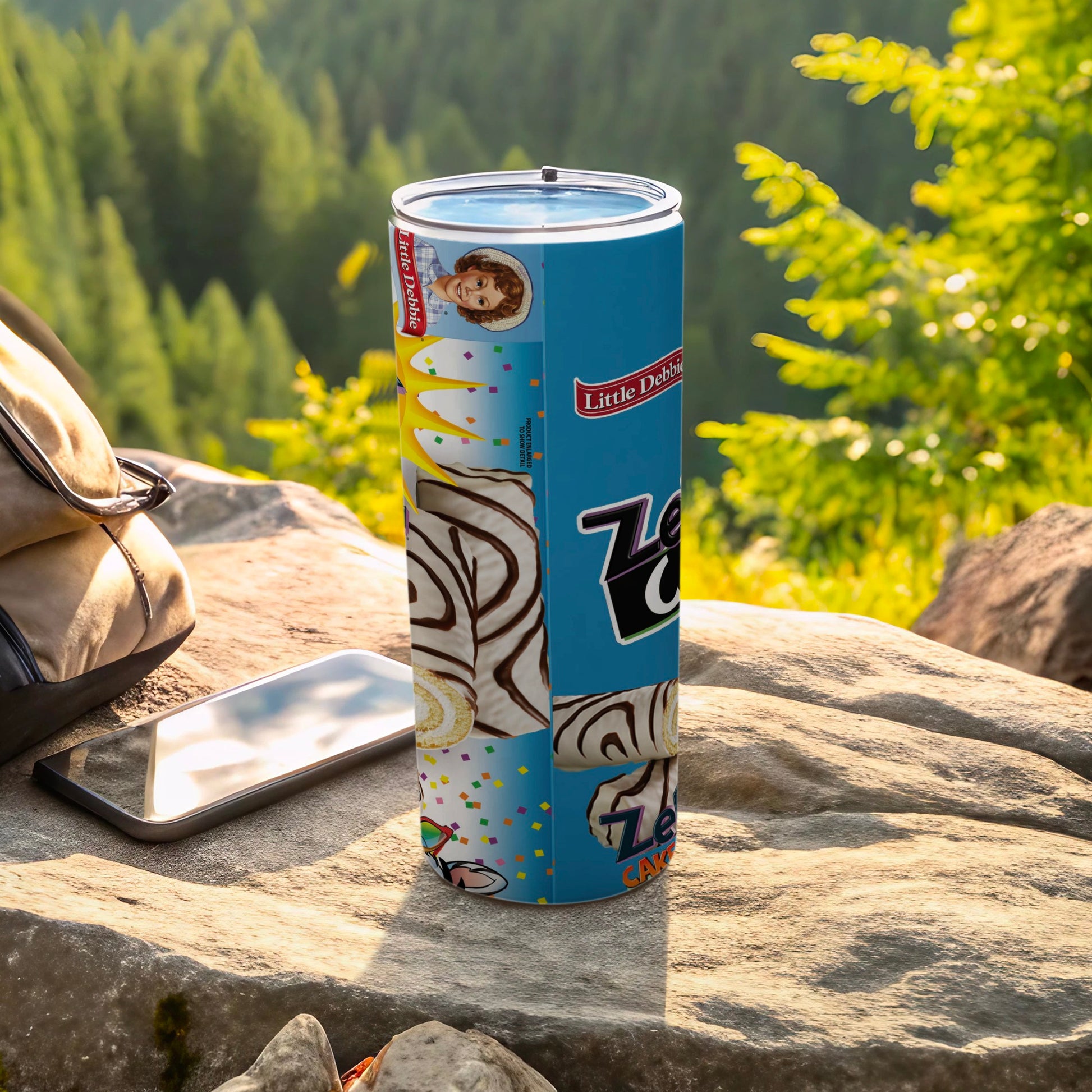 Little Debbie Zebra Cakes Pattern Confetti Tumbler
