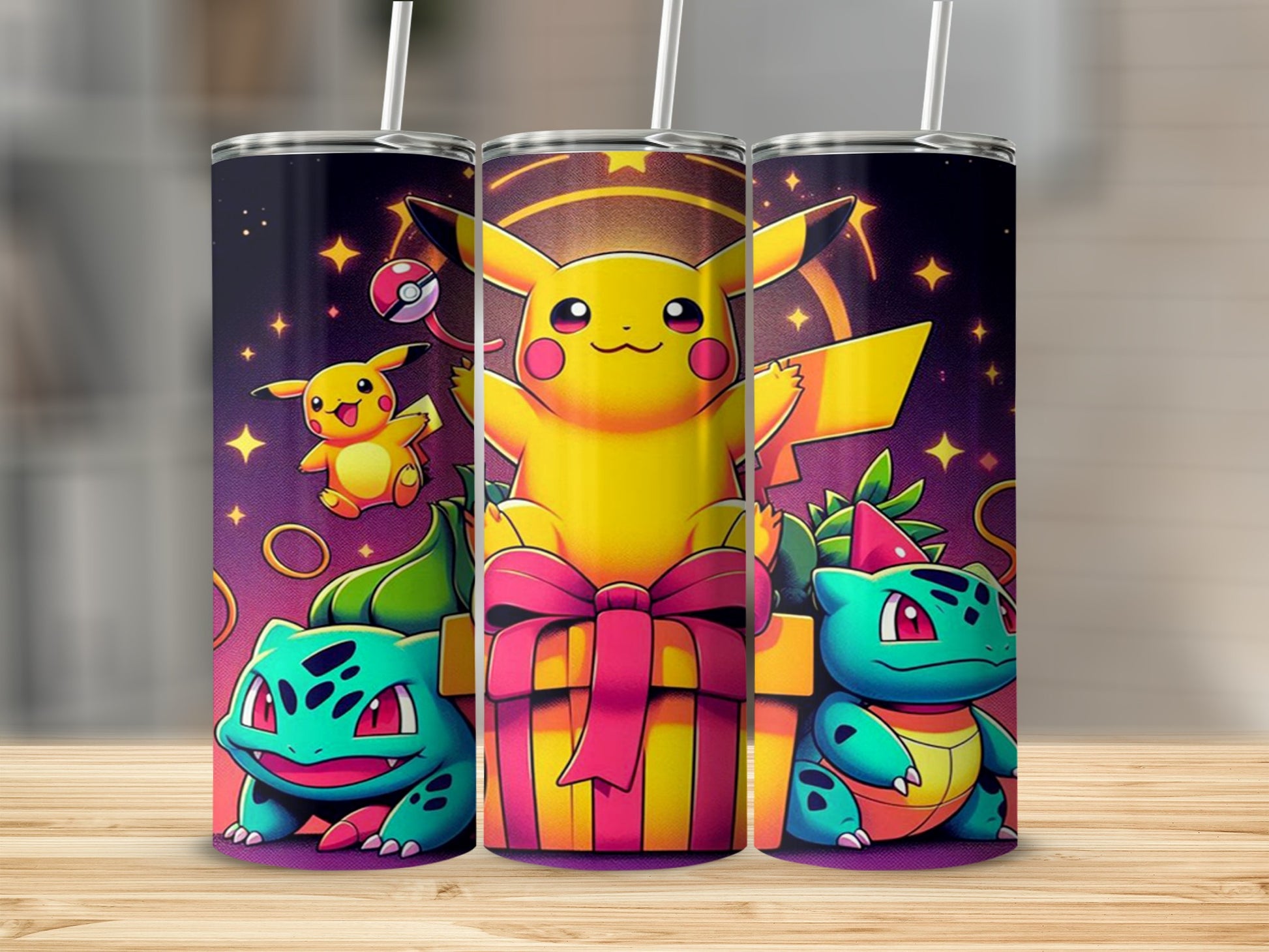 Vibrant Cartoon Character Stainless Steel Tumbler