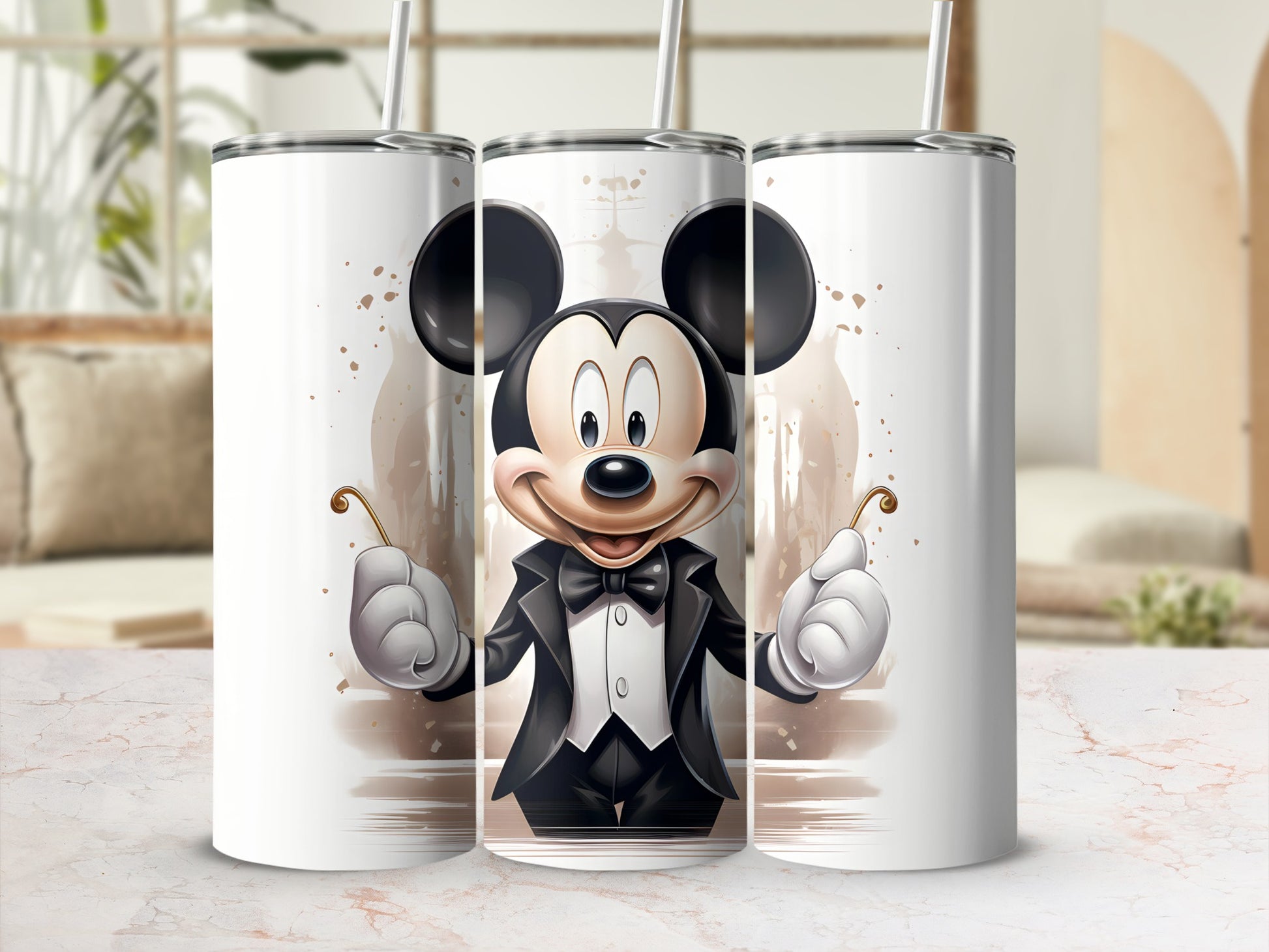 Mickey Mouse in Tuxedo Design Tumbler