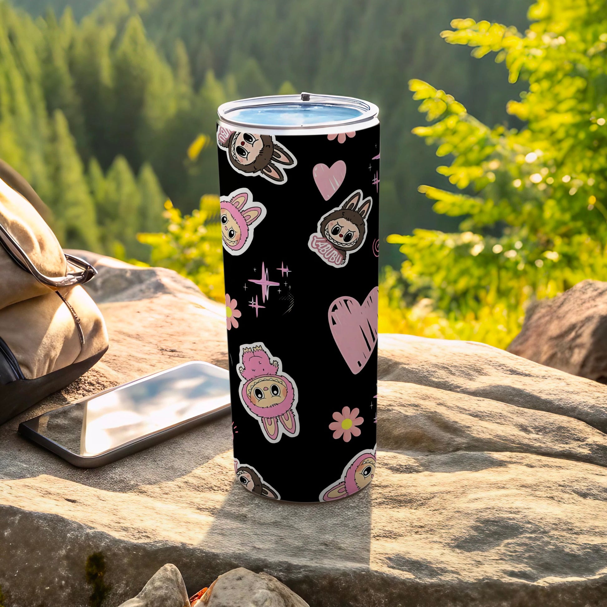 Cute Cartoon Character Design Stainless Steel Tumbler