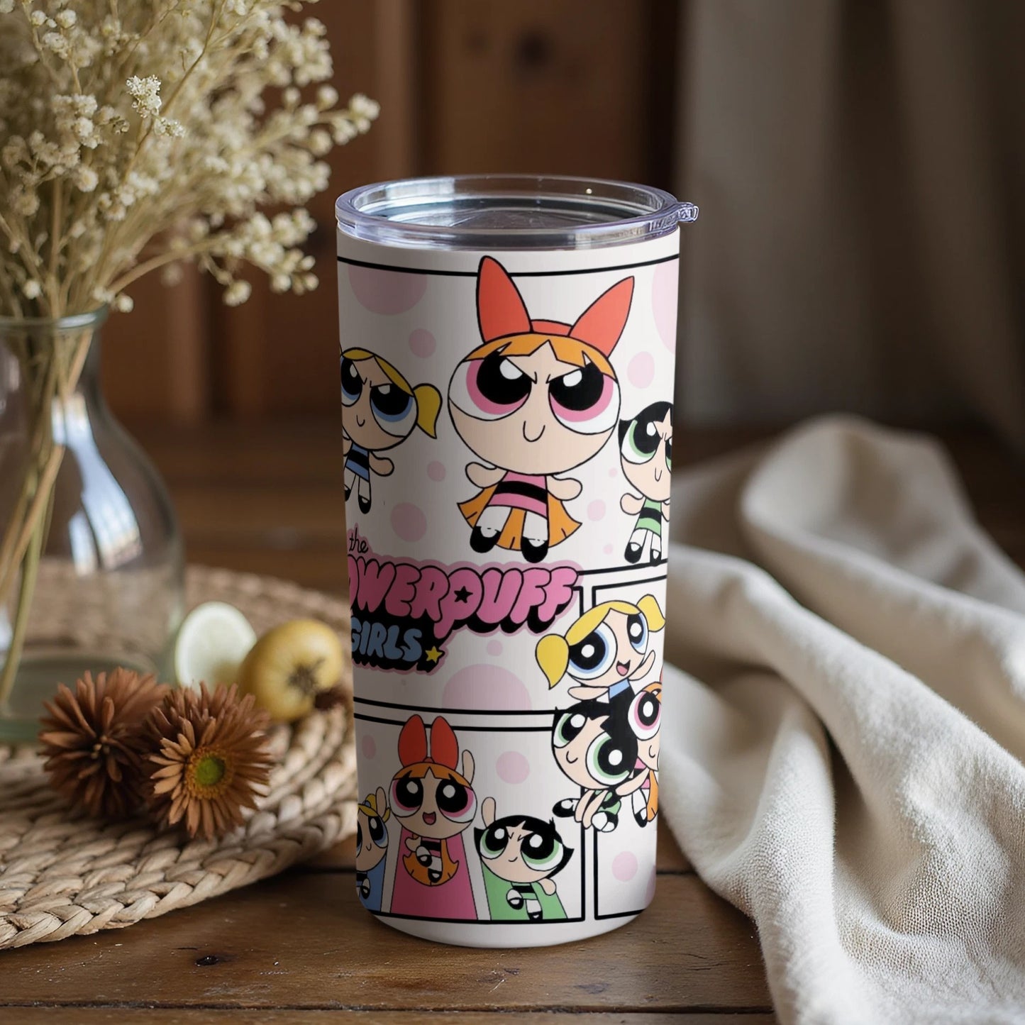 The Powerpuff Girls themed multi-character tumbler