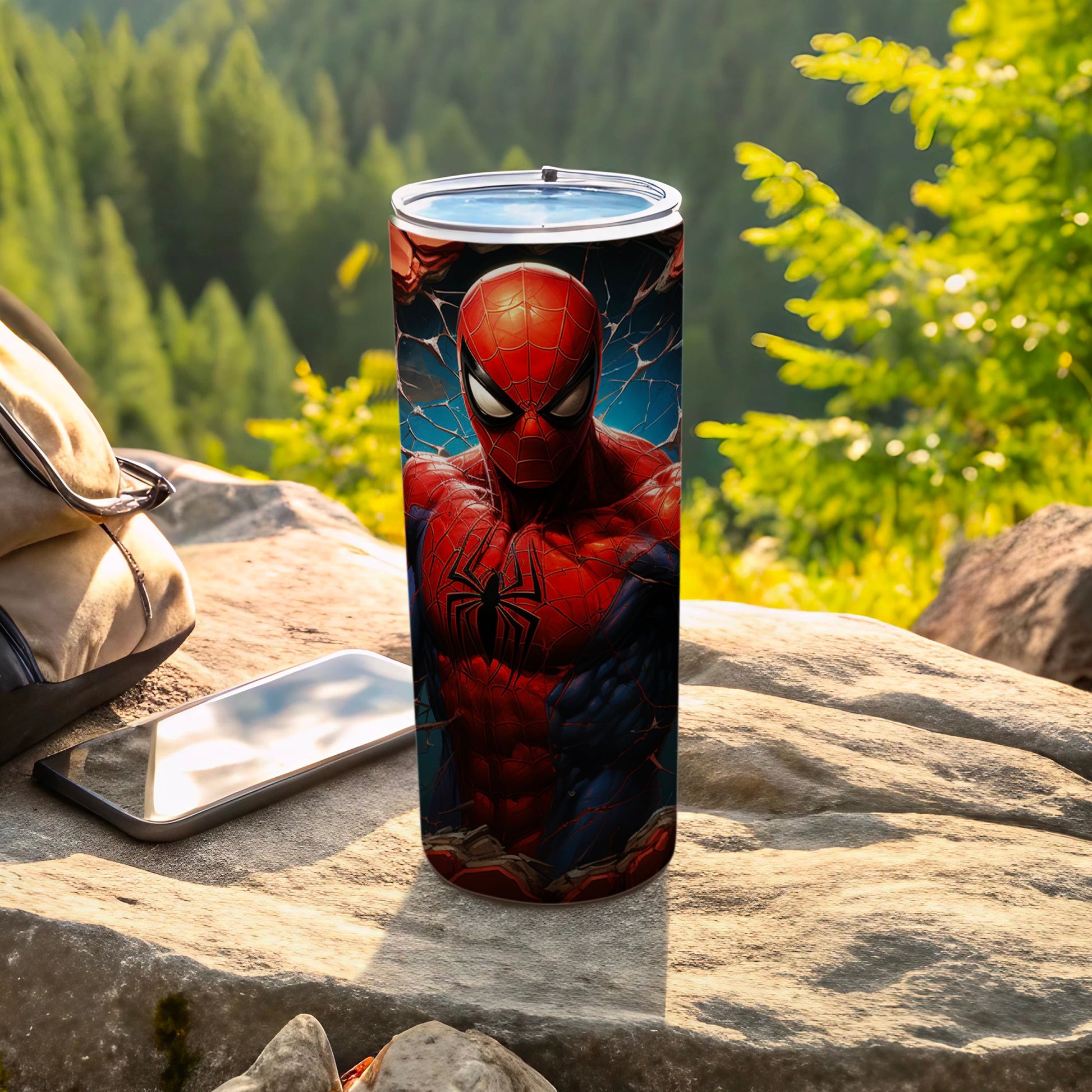 Spider Superhero Design Insulated Tumbler 20oz Drinkware