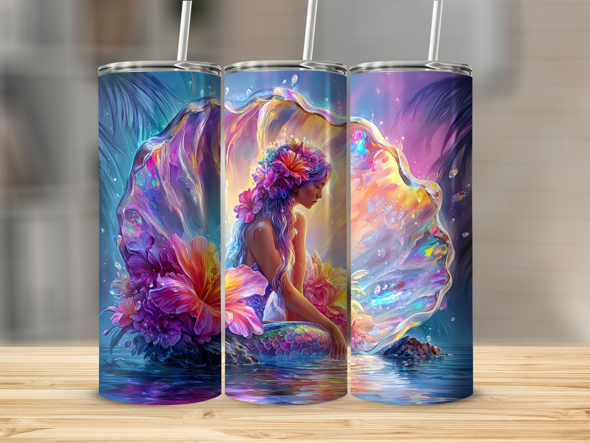 Beautiful Mermaid in Tropical Surroundings product