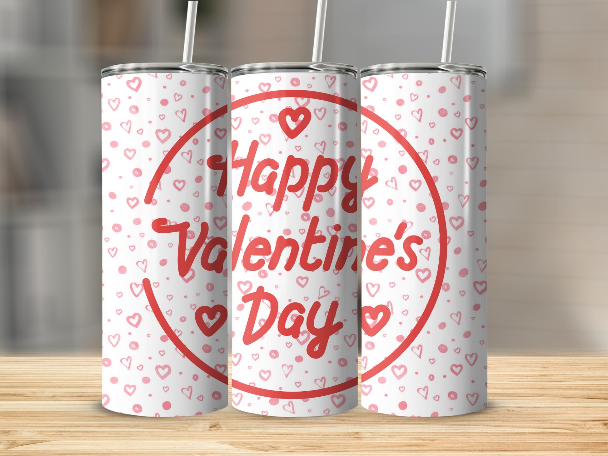 Valentine's Day Themed Insulated Tumbler