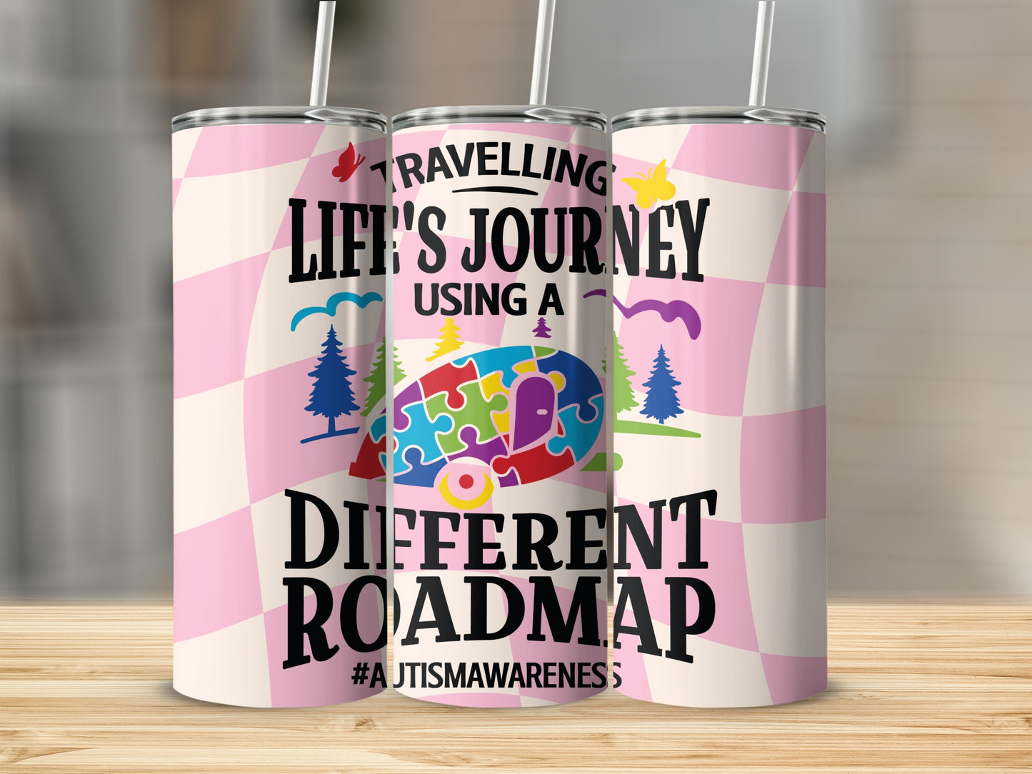 Travelling Life's Journey Using A Different Roadmap Tumbler