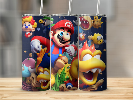 Colorful Characters Tumbler Cup Adventure Drinkware