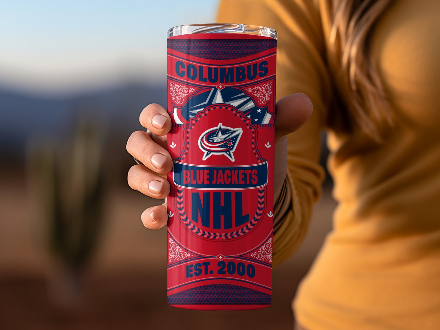 Columbus Blue Jackets NHL Est. 2000 Design Tumbler