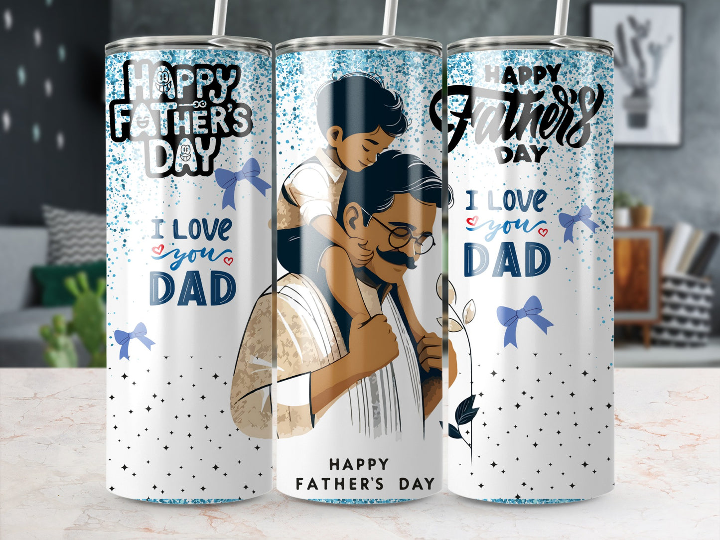 Happy Father's Day I Love You Dad Tumbler