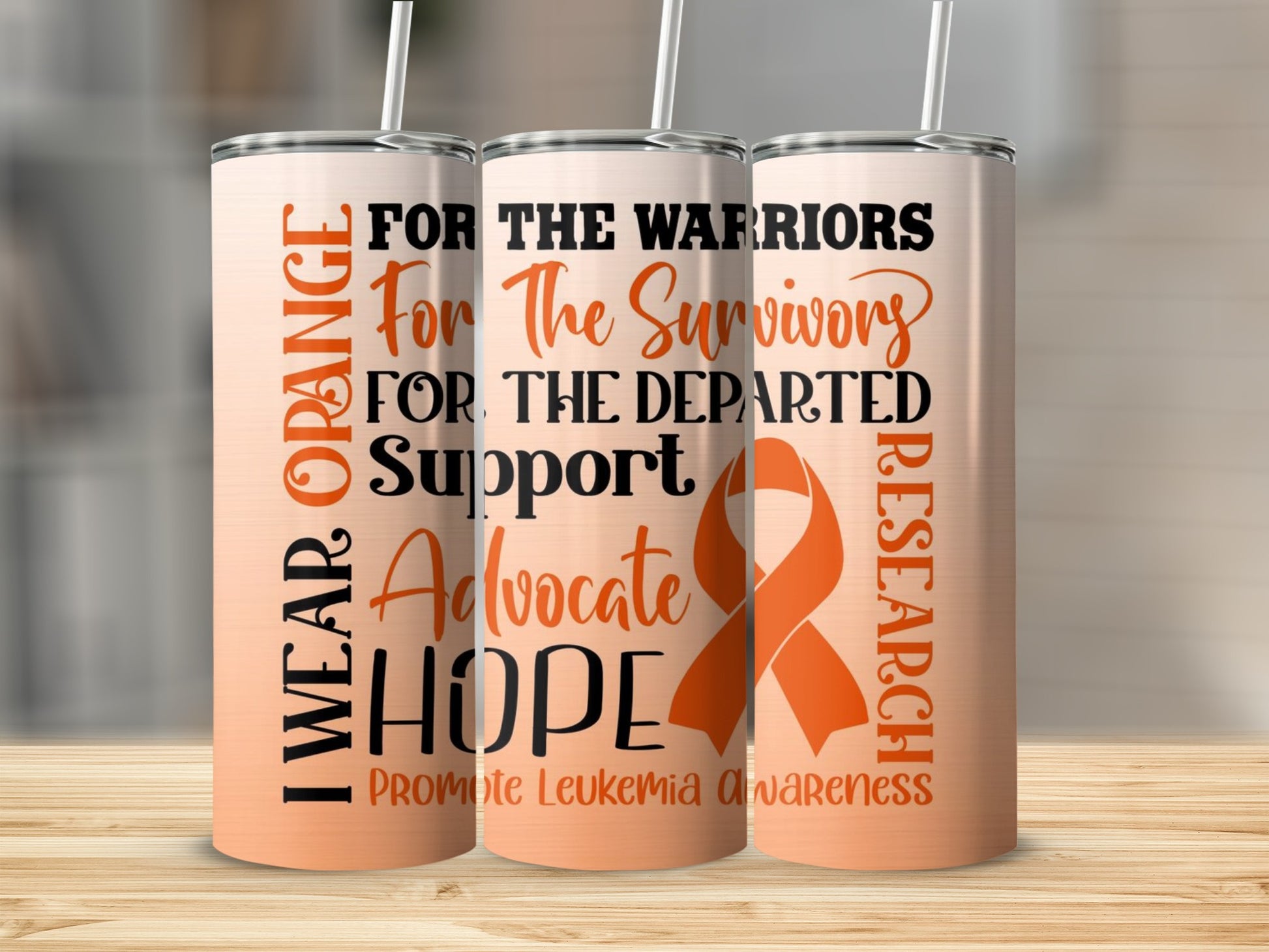 Leukemia Awareness Support and Hope Tumbler