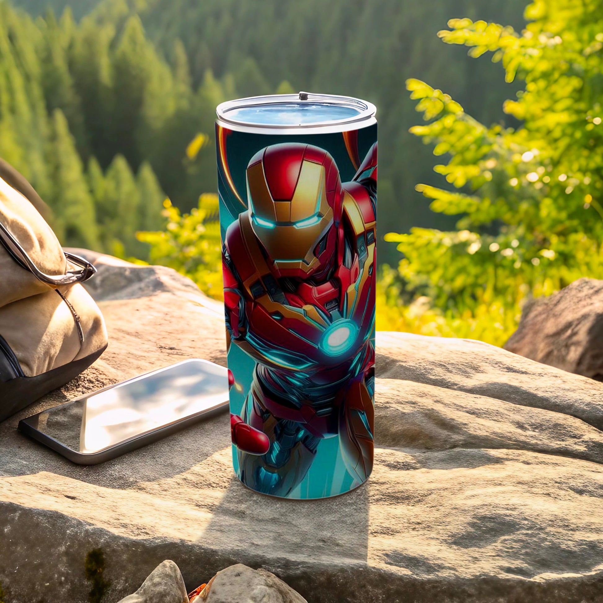 Superhero Action Stainless Steel Thermos Flask