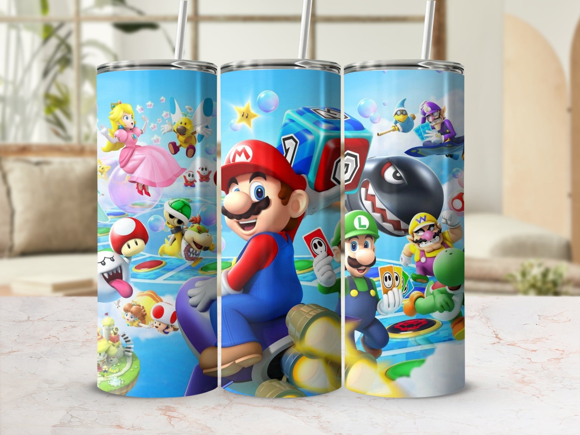 Colorful Characters Tumbler Perfect For Gamers