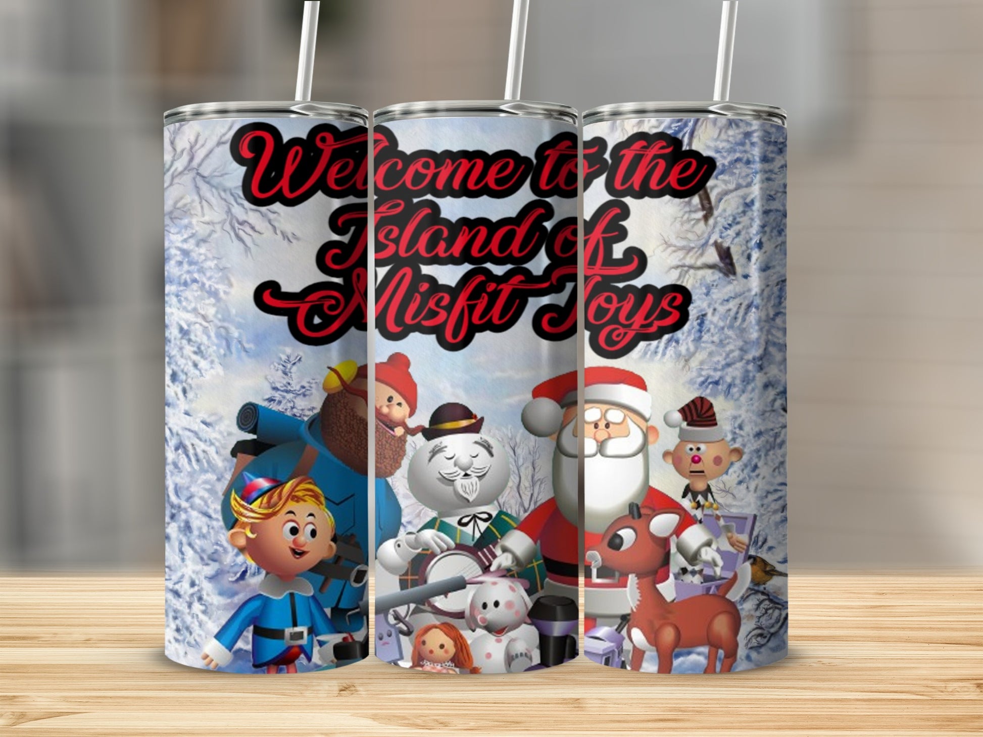 Welcome to the Island of Misfit Toys tumbler