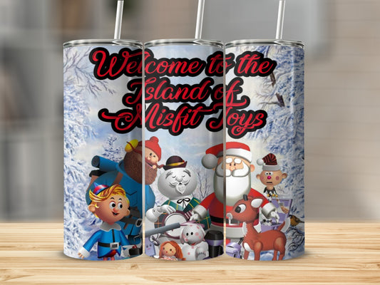 Welcome to the Island of Misfit Toys tumbler