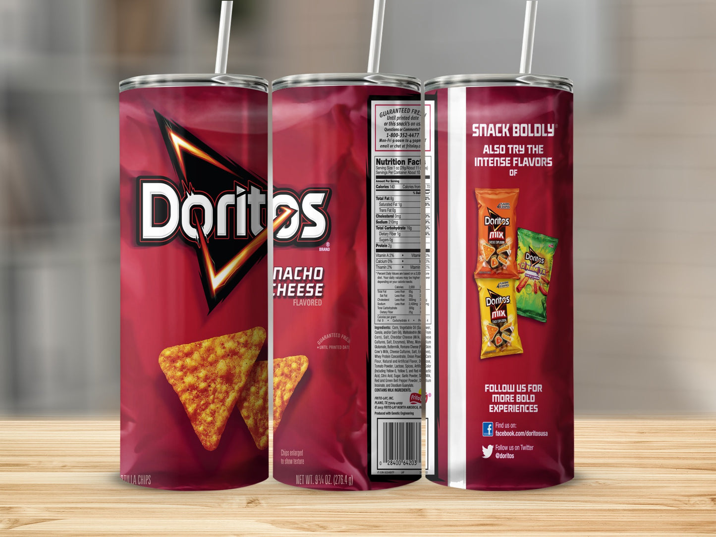 Doritos Nacho Cheese Flavored Tortilla Chips Snack Boldly product type