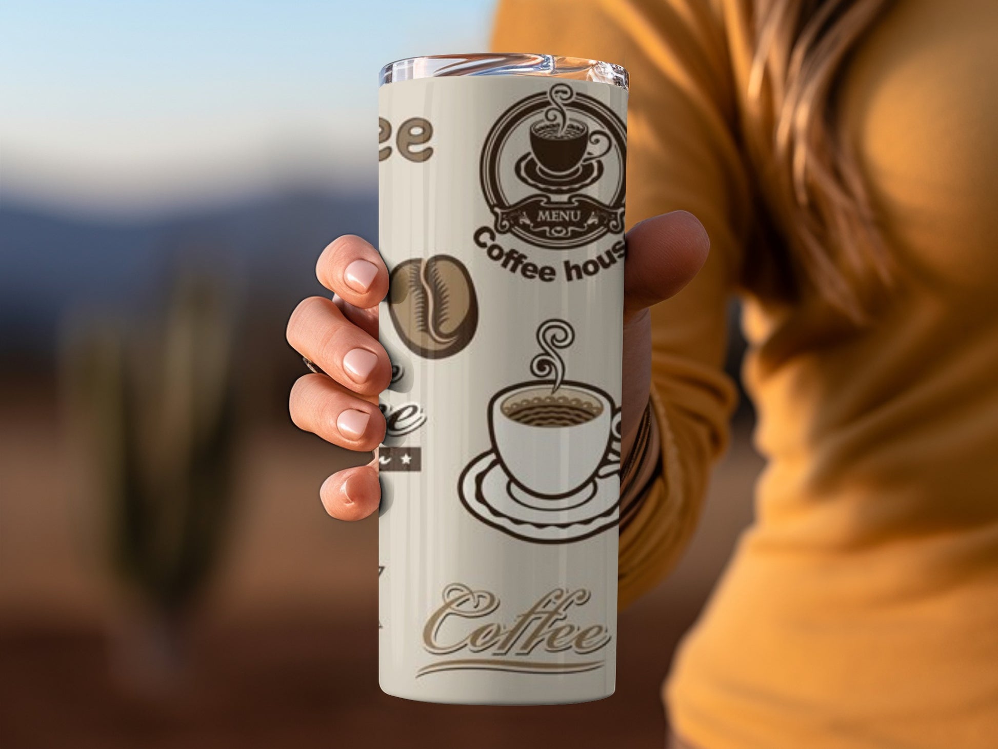 Coffee House Design Insulated Tumbler