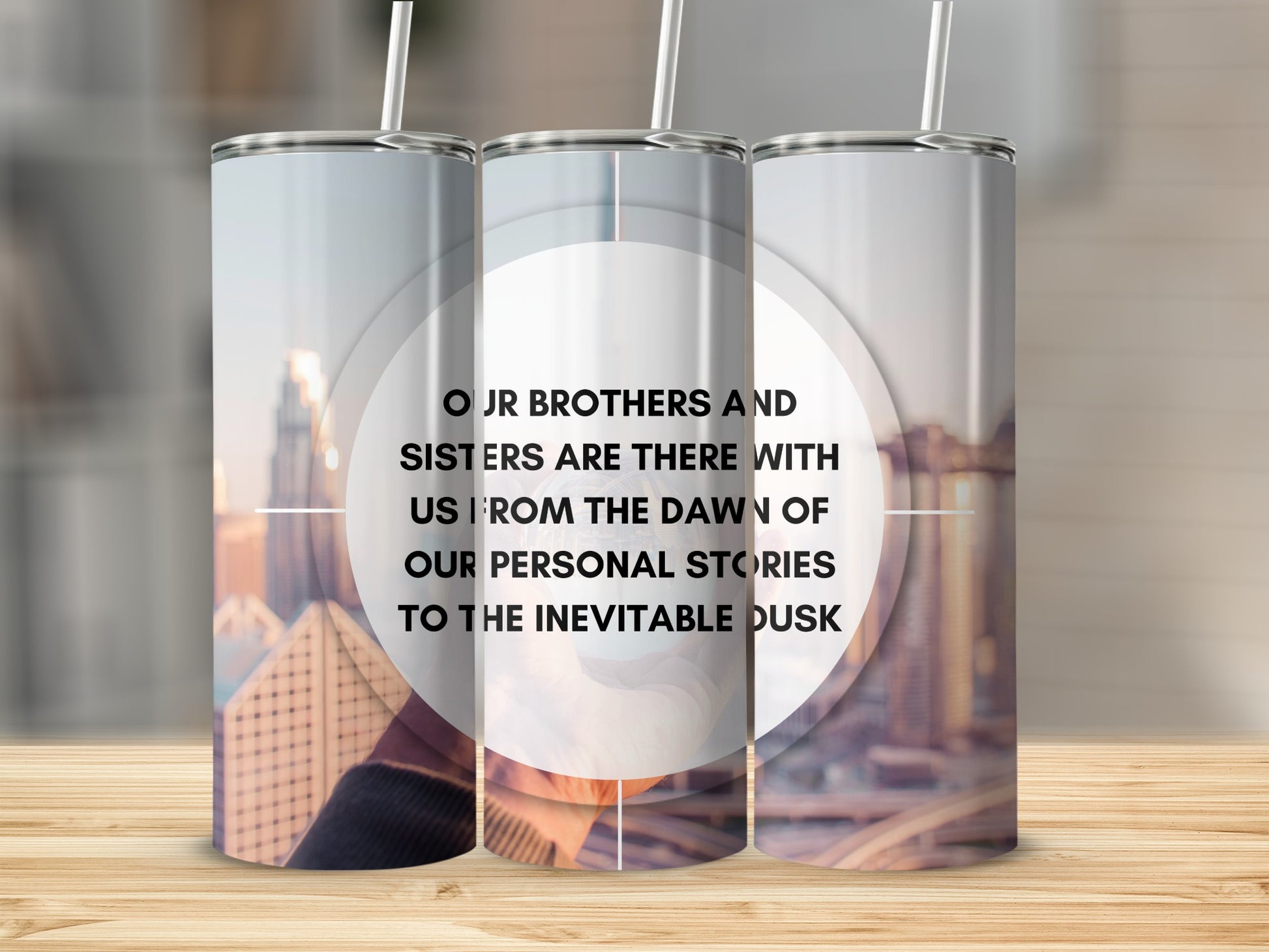 Our Brothers and Sisters Inspirational Tumbler