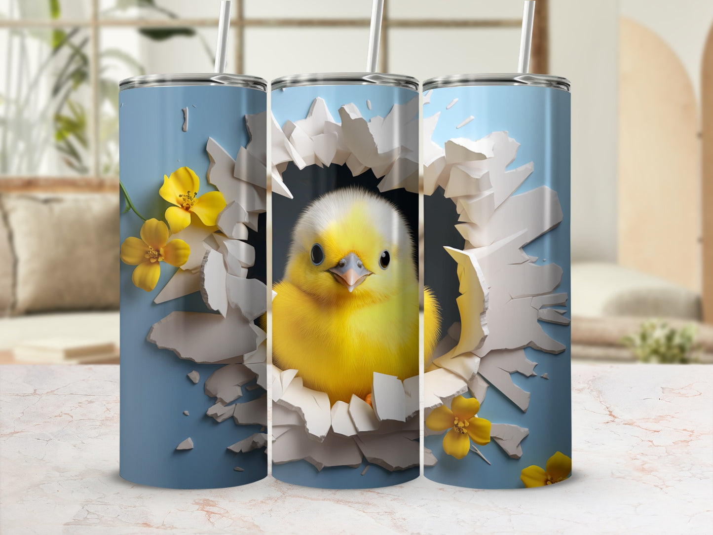 Sweet Chick Eggshell Crack Yellow Bloom Blue Scene product type
Chick
Baby Chick
Yellow Chick
Eggshell
Cracked Egg
Hatching Chick
Yellow Flowers
Floral Design
Blue Background
Cute Animal
Easter Chick
Spring Design
Tumbler Design
Drinkware
Gift Idea
Animal Lover
Bird Lover
Unique Design
Nature Inspired
Easter Gift