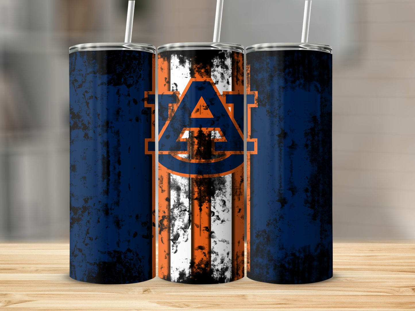 Auburn University Themed Stainless Steel Drink Tumblers