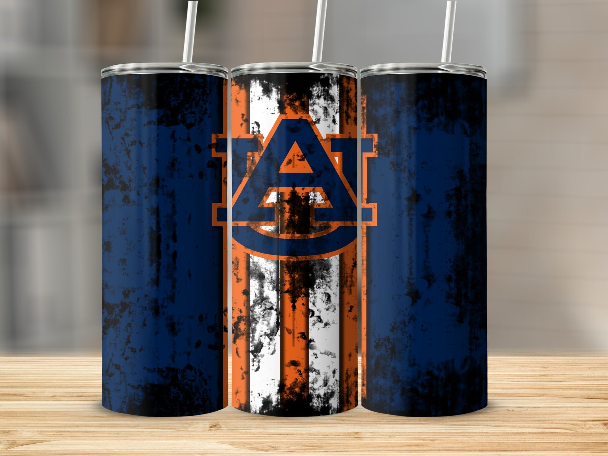 Auburn University Themed Stainless Steel Drink Tumblers