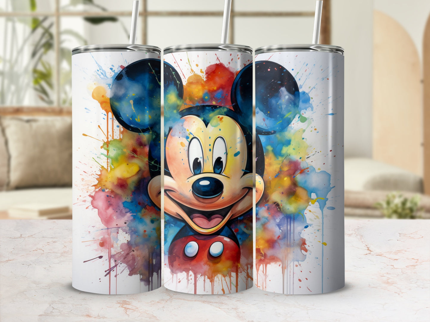 Vibrant Mickey Mouse Art Insulated Tumbler product