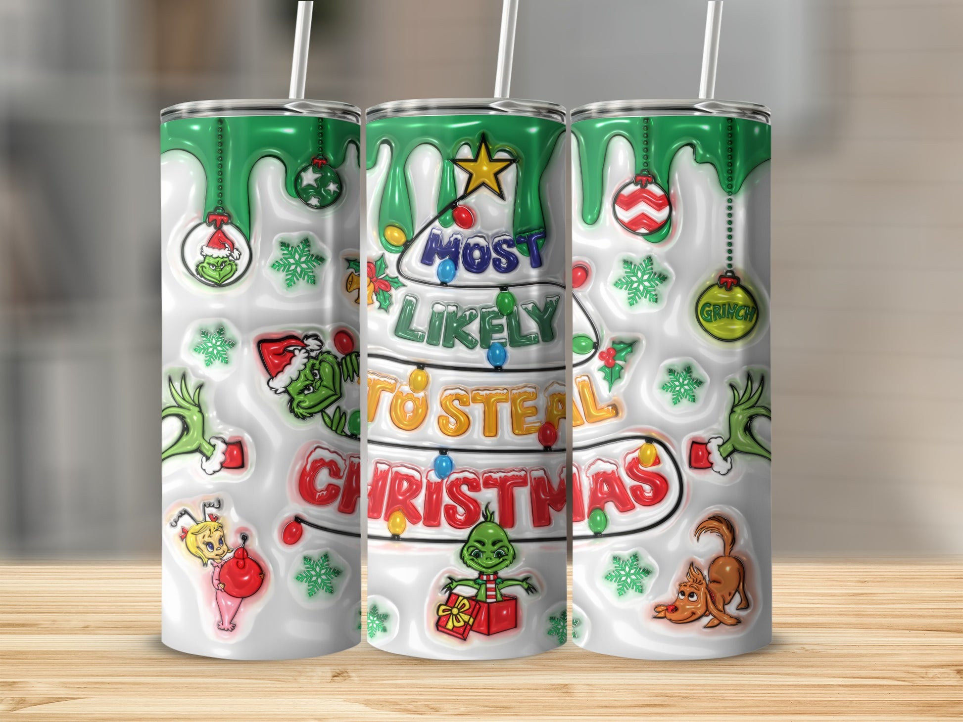 Most Likely To Steal Christmas Tumbler Cup