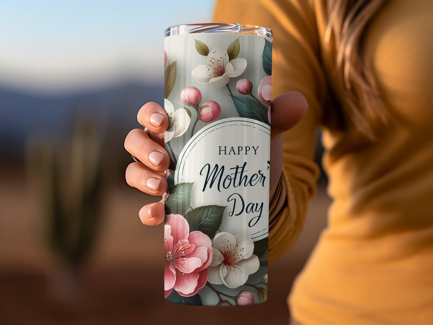 Floral Mother's Day Design Happy Mother's Day tumbler