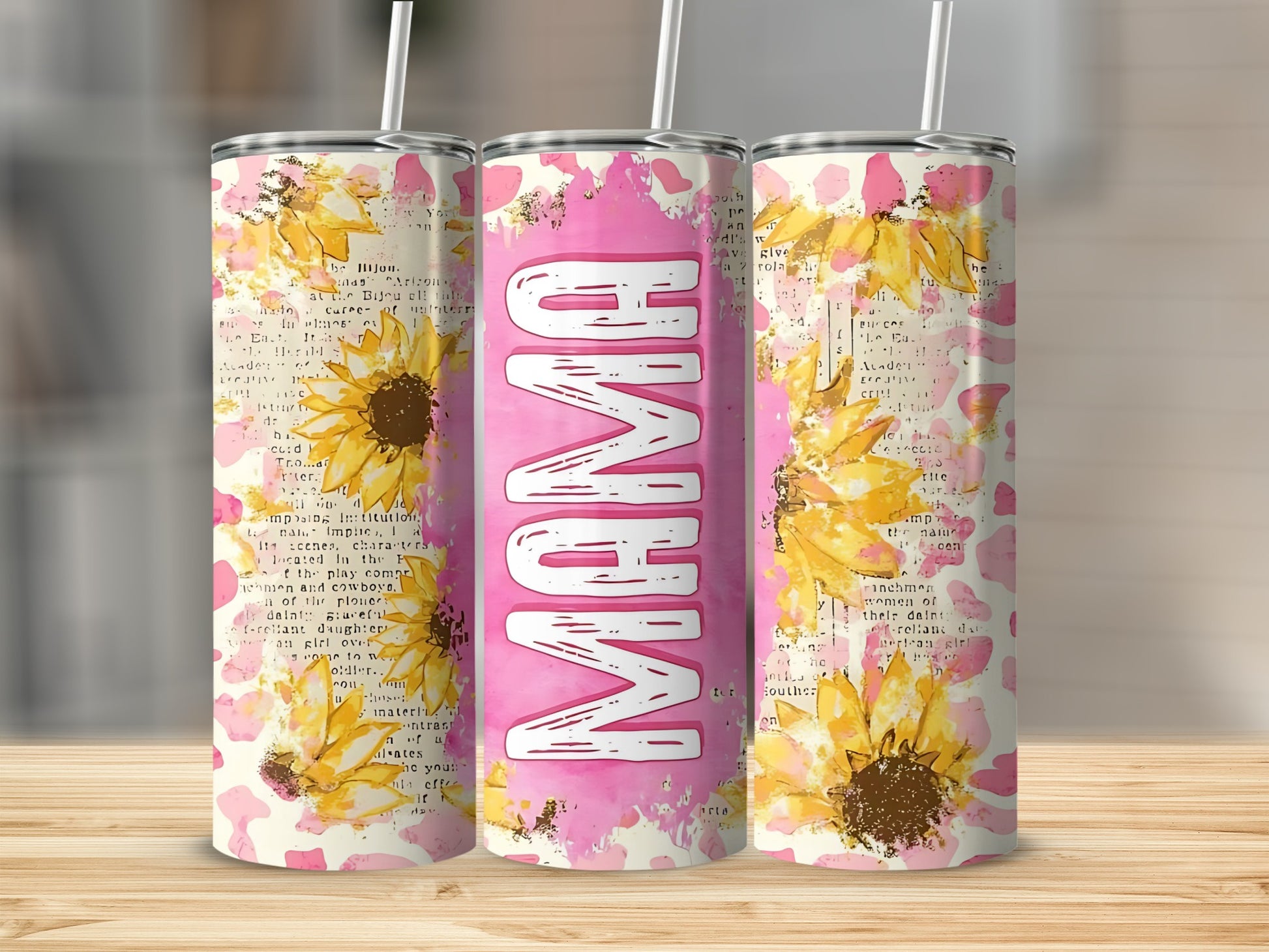 Sunflower and Pink MAMA Design product
