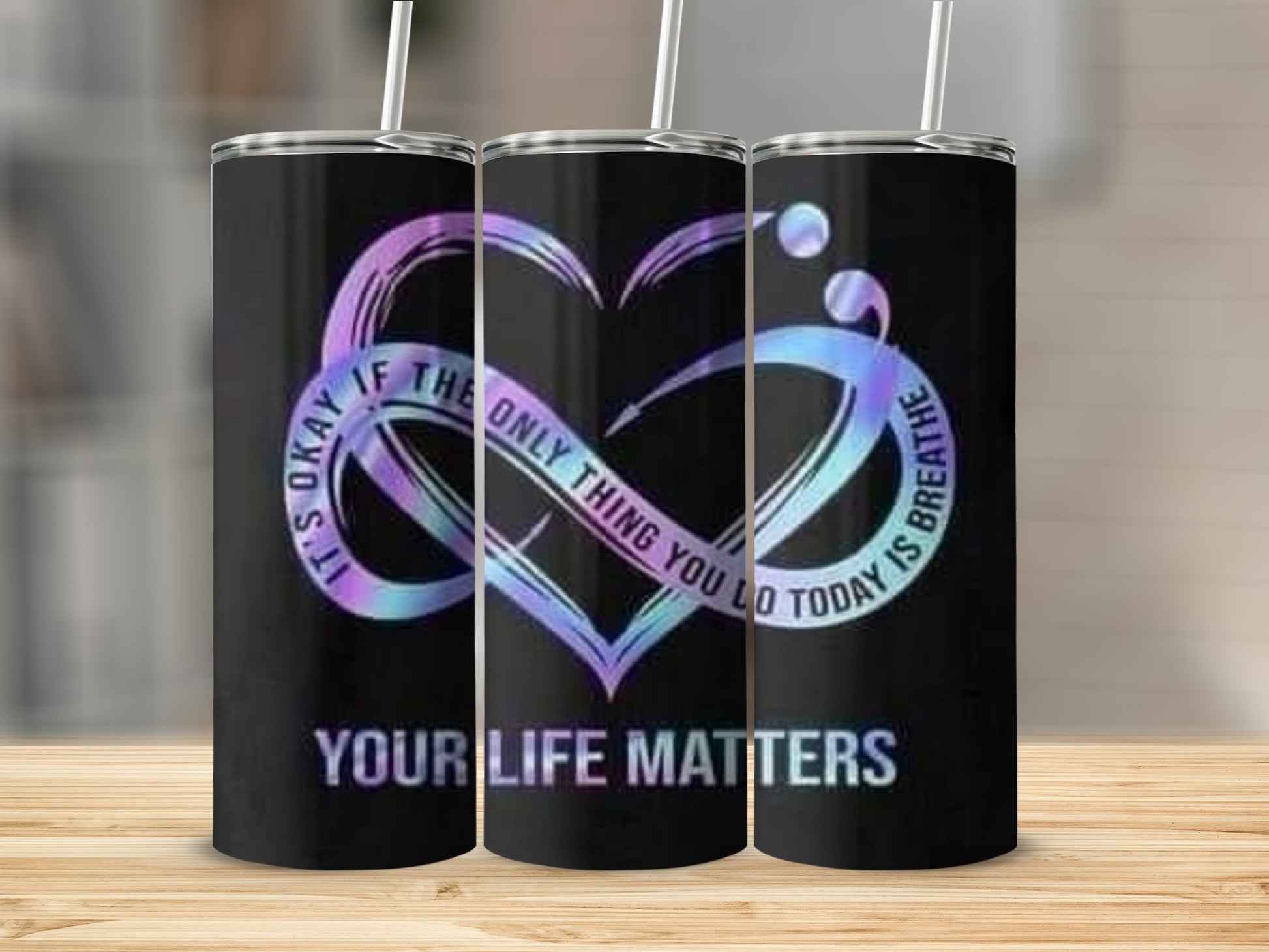 It's Okay If The Only Thing You Do Today Is Breathe Tumbler