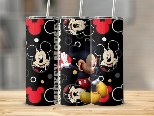 Mickey Mouse Tumbler with Character Print