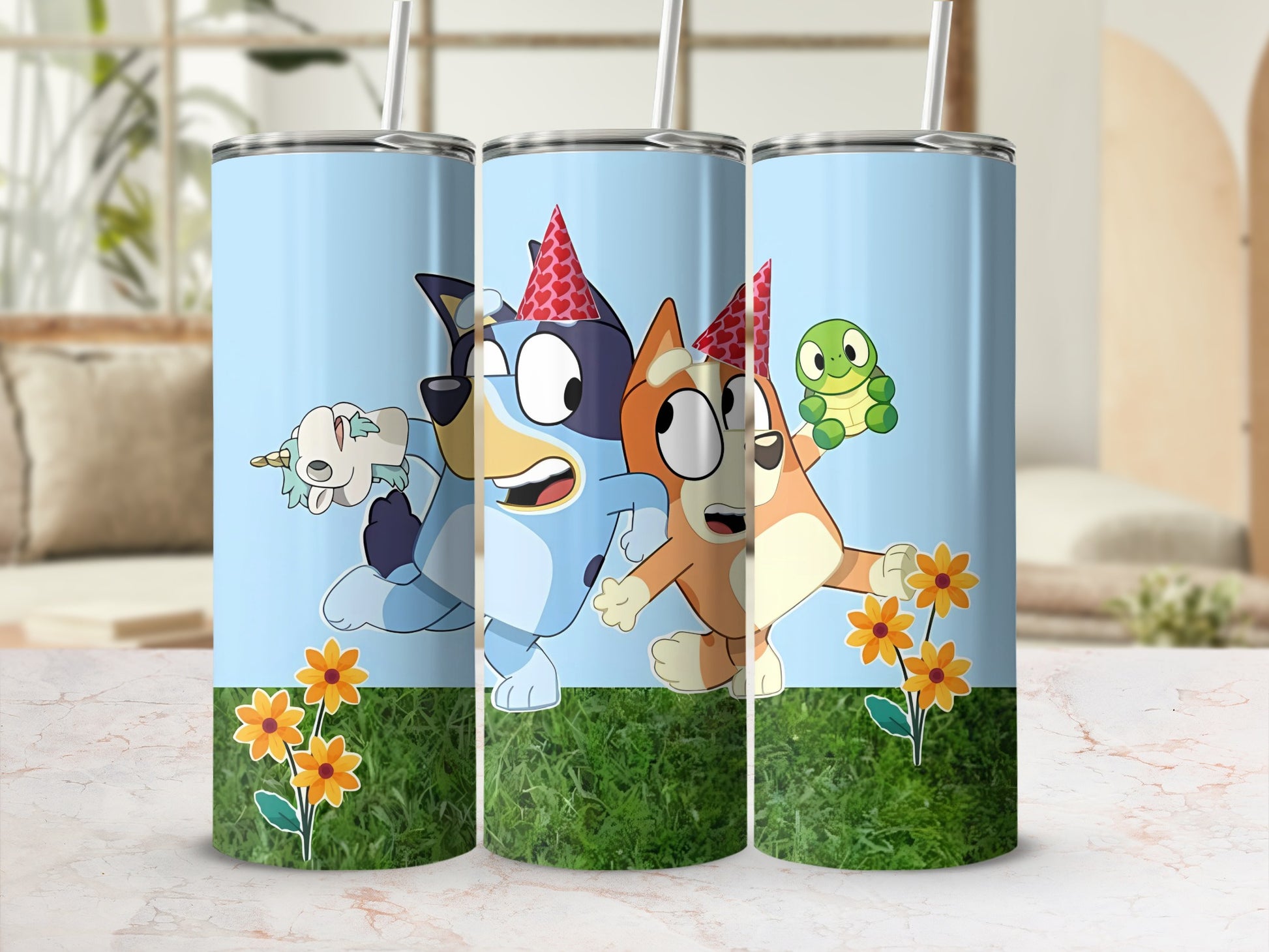 Cute Cartoon Characters Children Tumbler Stainless Steel