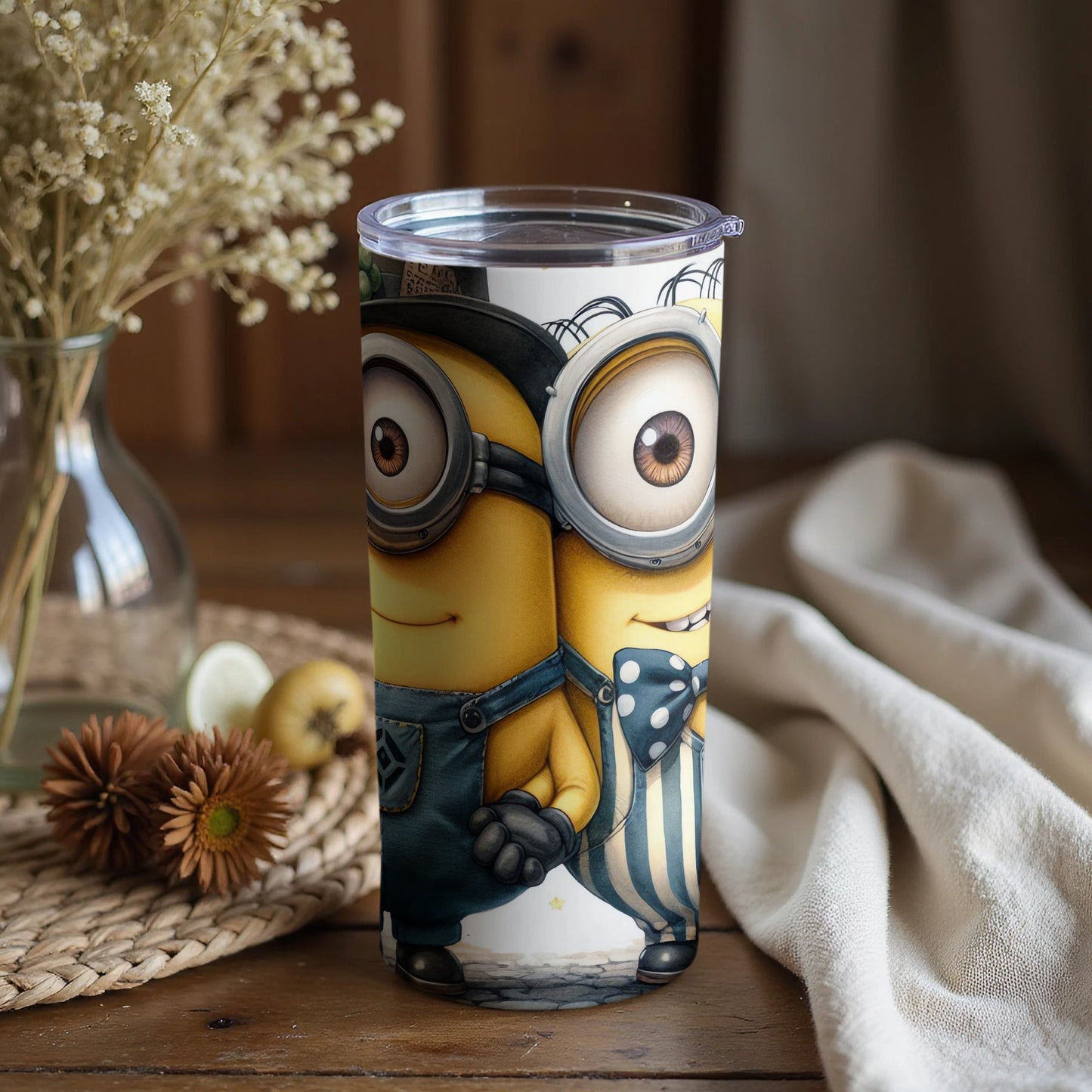 Minions Character Design Travel Tumbler