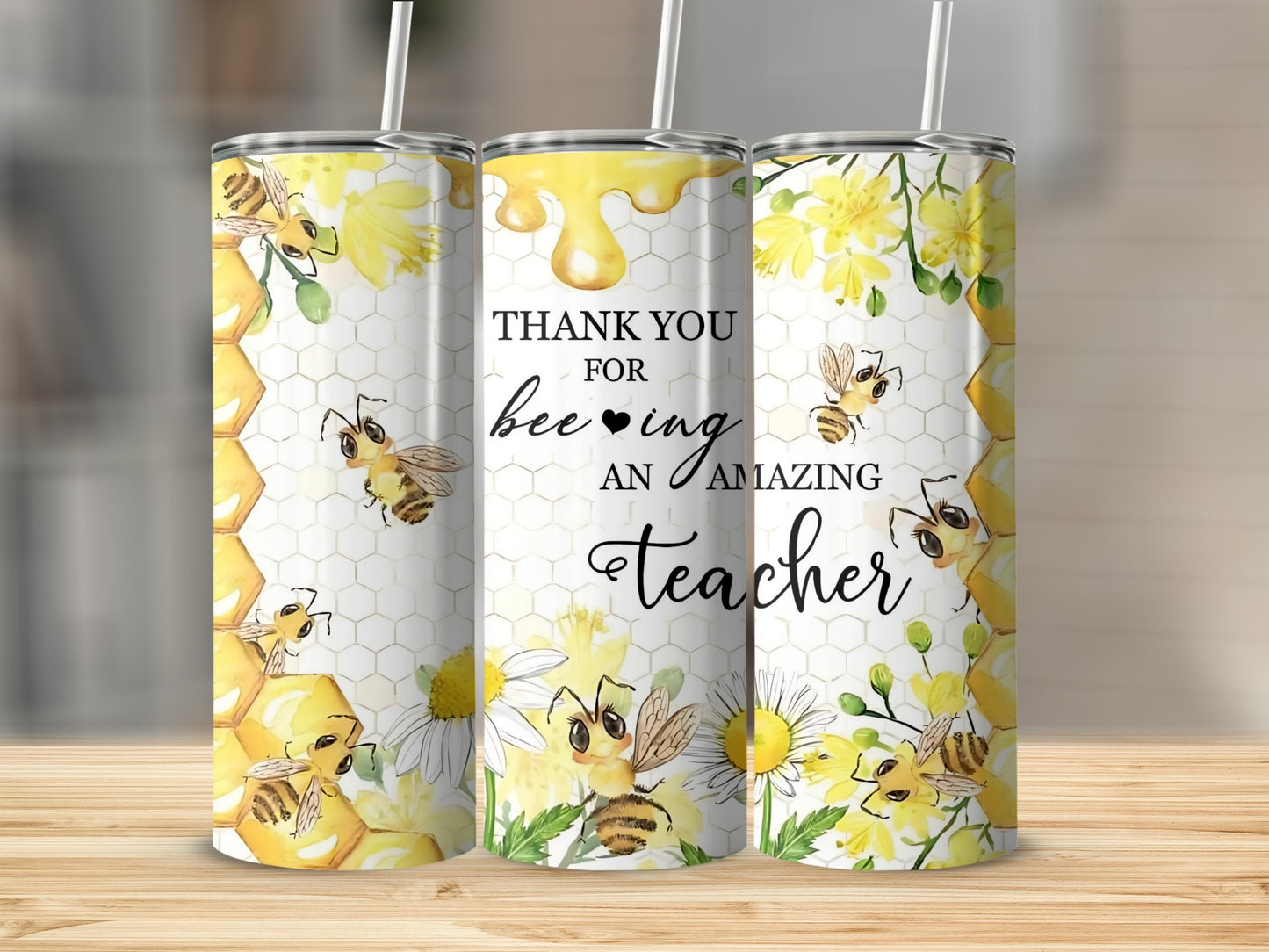 Thank You for Bee ing an Amazing Teacher tumbler