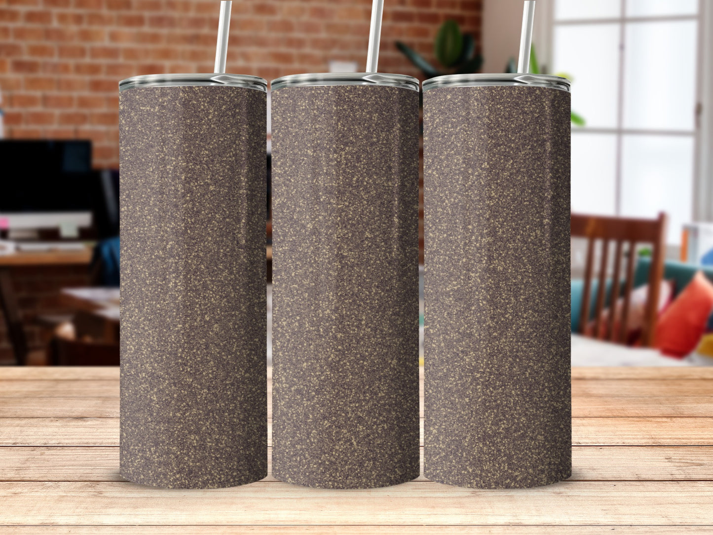 Glittered Speckled Tall Insulated Tumbler Product