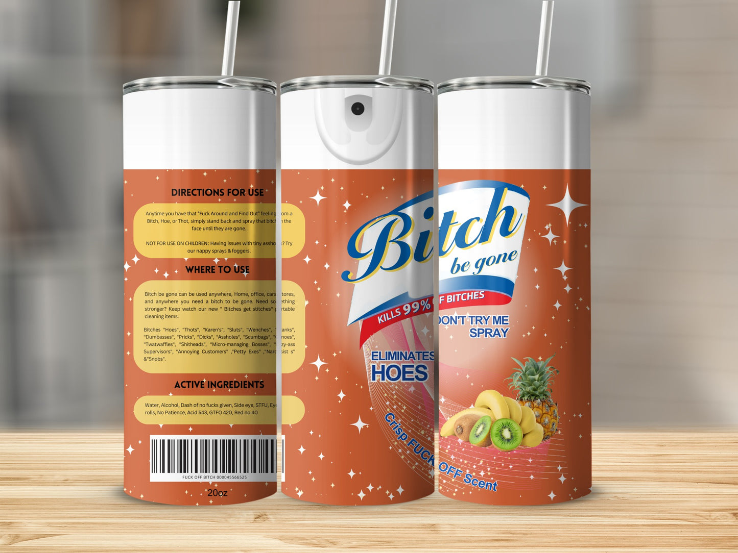 Bitch Be Gone Eliminates Annoying Hoes Crisp Spray