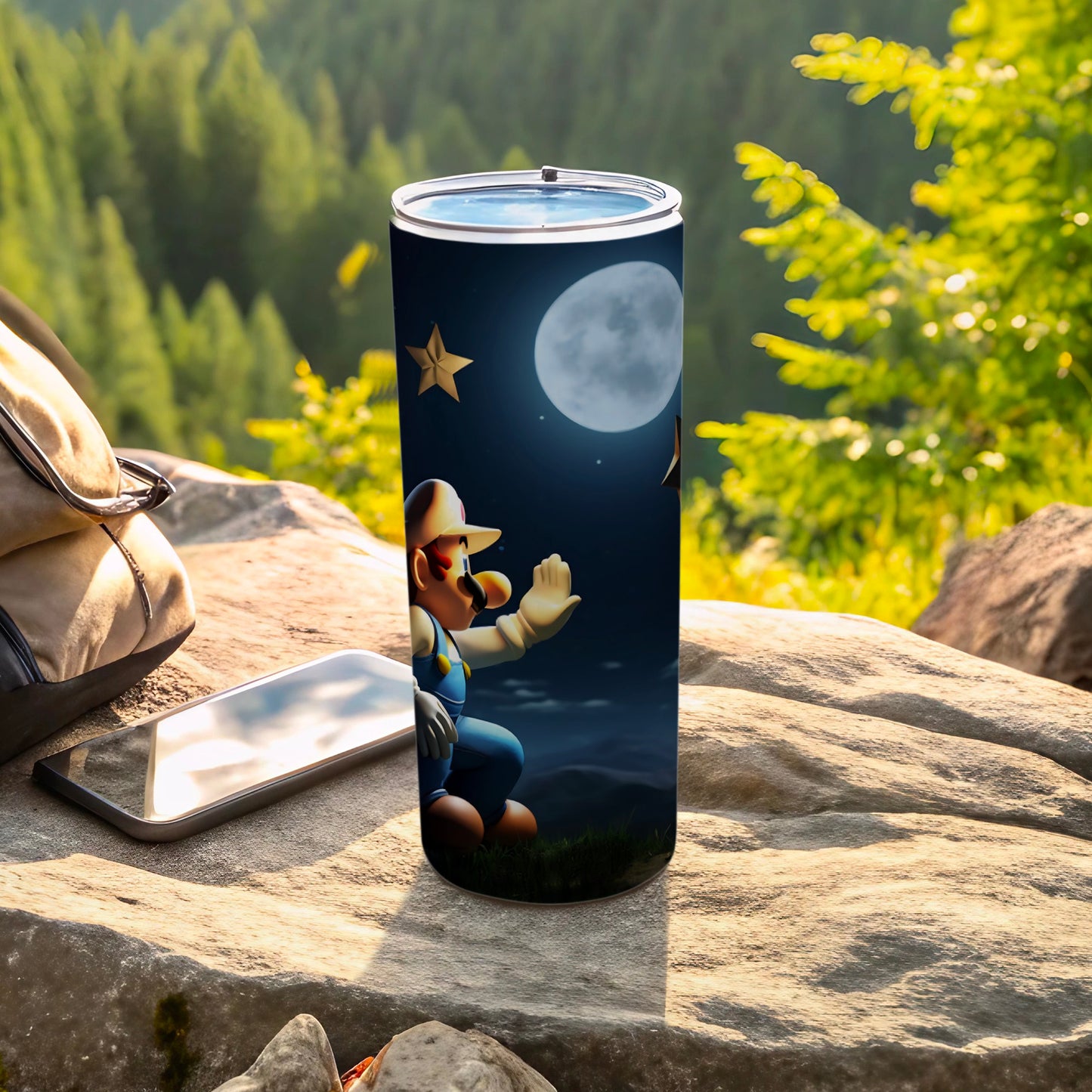 Full Moon Sky Character Design Tumbler for All Ages