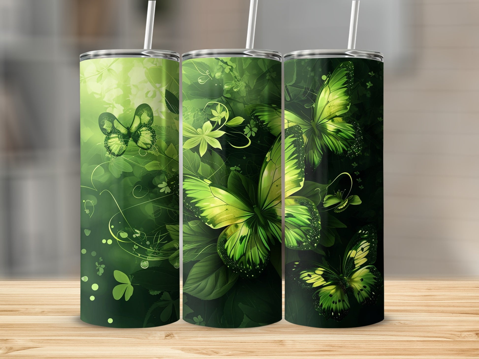 Vibrant Green Butterfly Foliage Design Tumbler product type
Green butterflies
Nature design
Foliage pattern
Butterfly art
Insect decor
Tumbler wrap
Drinkware design
Lush greenery
Vibrant hues
Woodland theme
Plant motifs
Eco style
Garden insects
Leafy pattern
Bright green
Whimsical art
Elegant butterflies
Botanical print
Refreshing look
Outdoors inspired