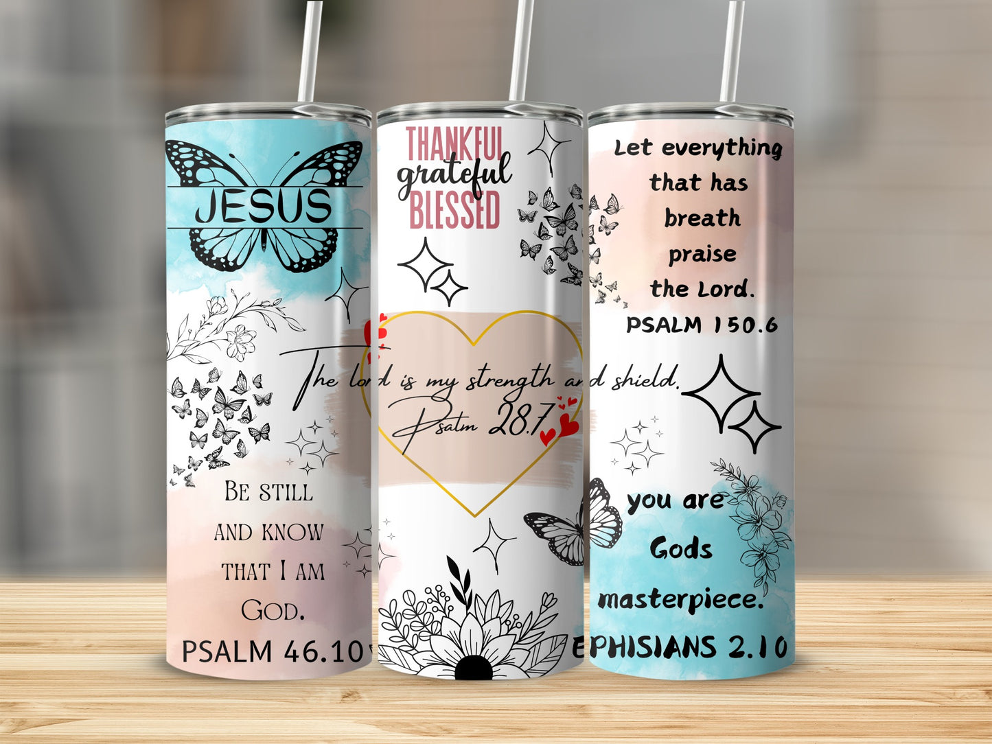 Inspirational Religious Quotes Insulated Tumbler