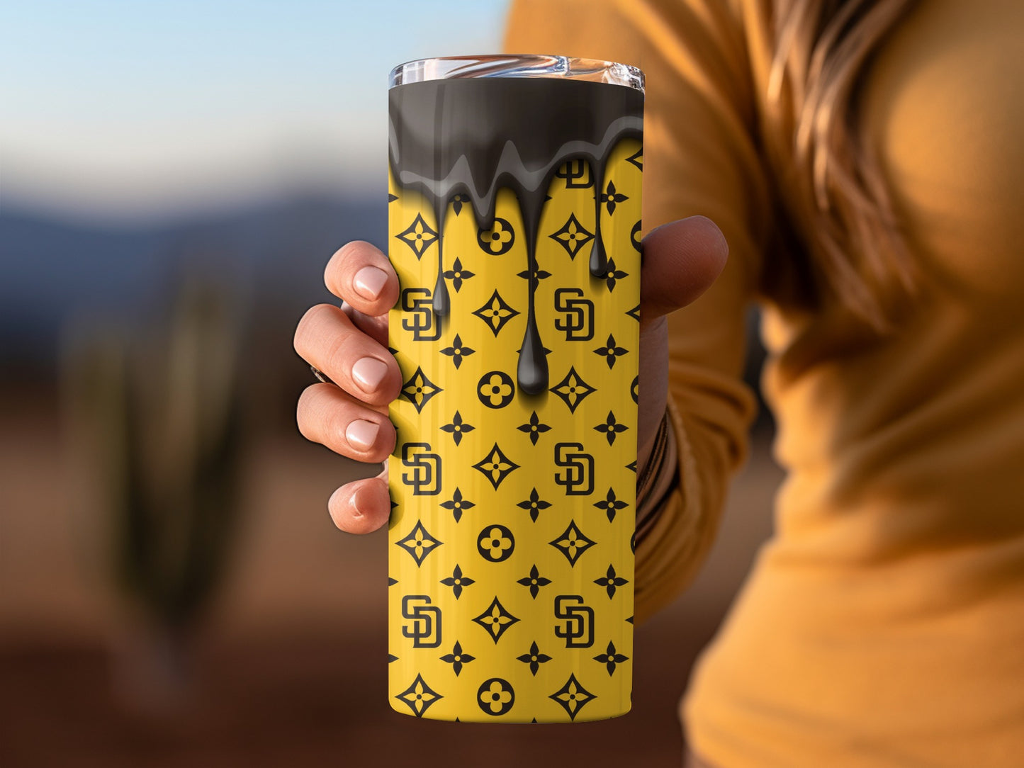 Louis Vuitton Inspired San Diego Padres Tumblers